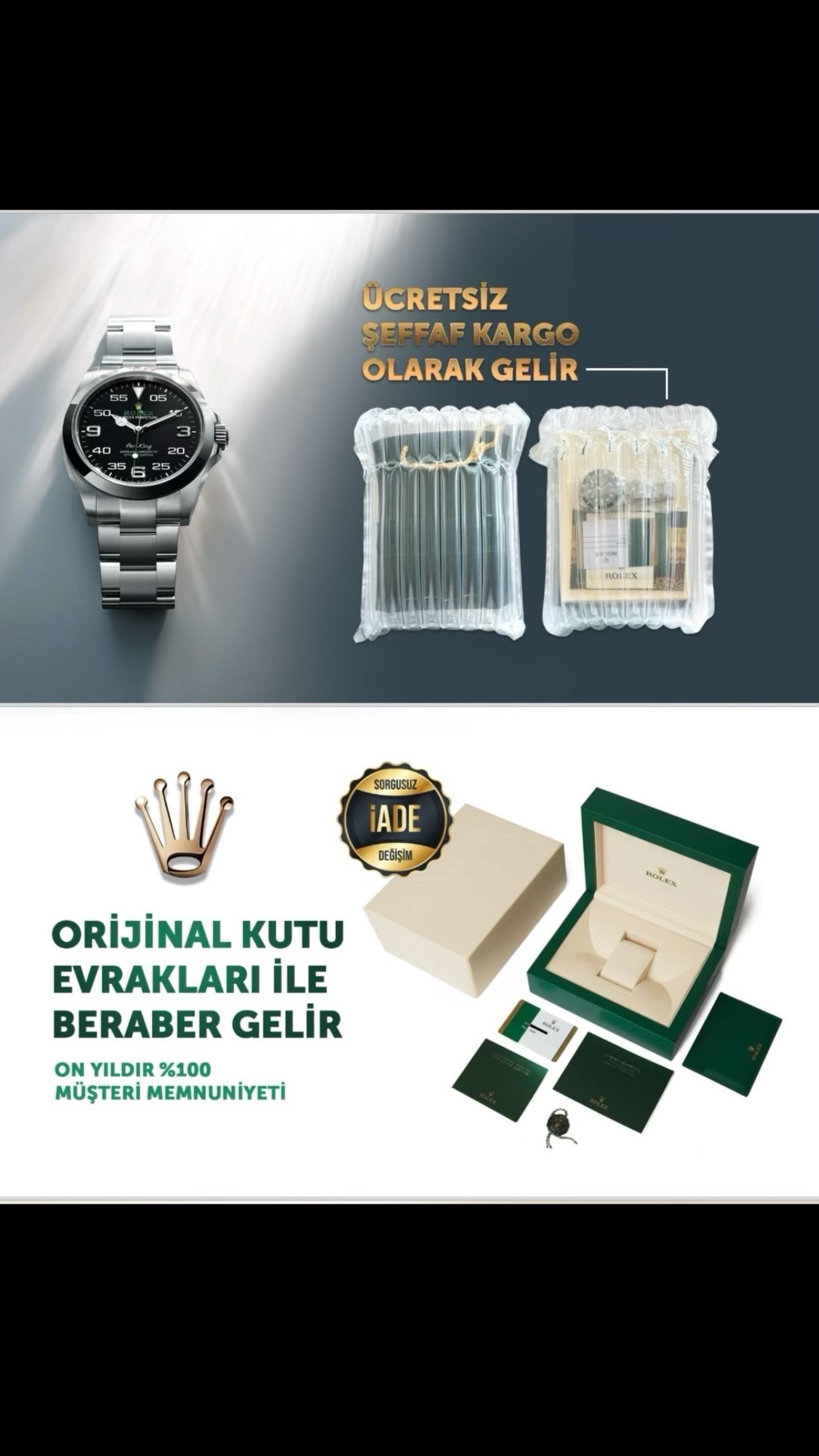 Date-Just 40 mm + Orjinal Kutu