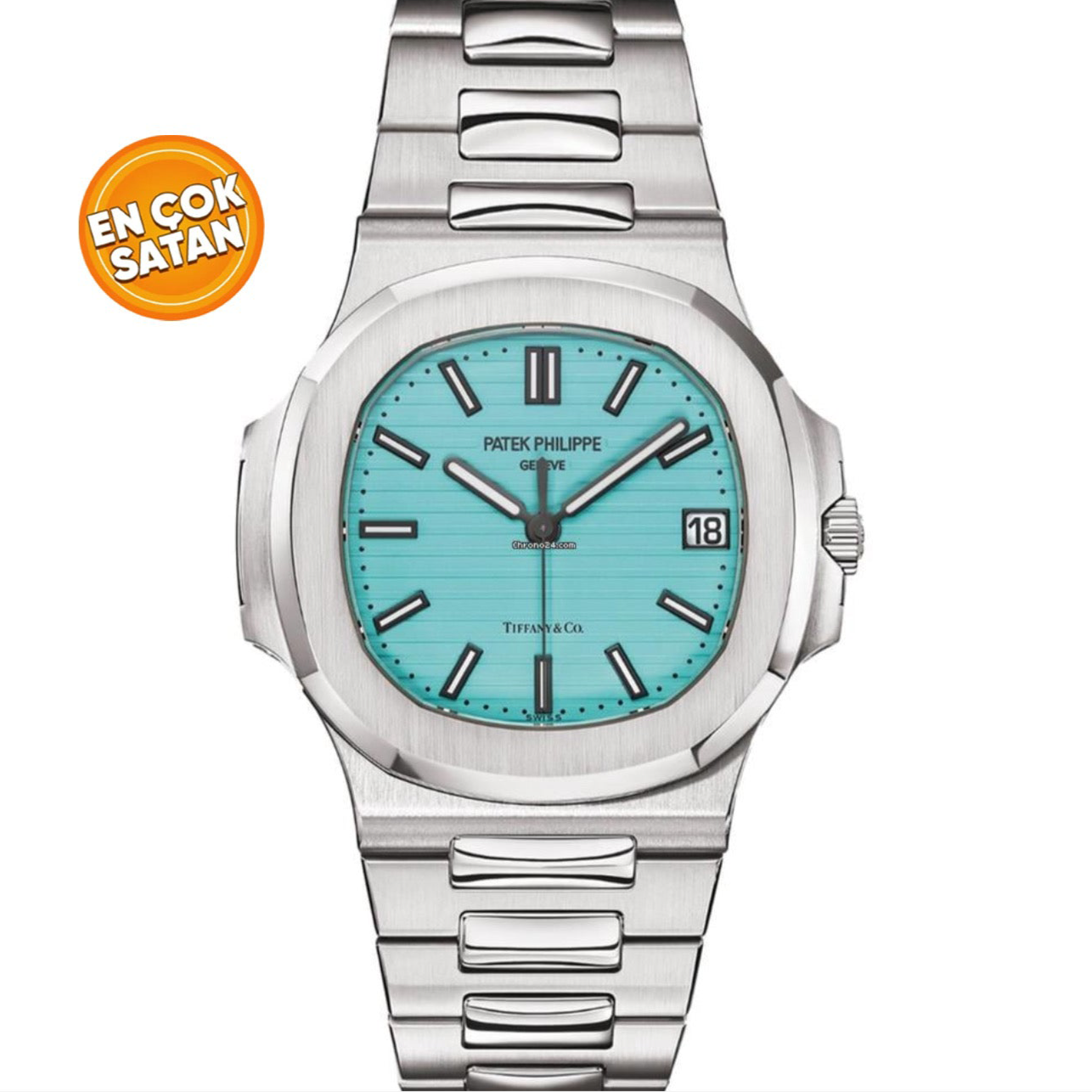 5740 Nautilus Tiffany Dial Automatic Nautilus 40 mm + Kutu
 + Orjinal Kutu