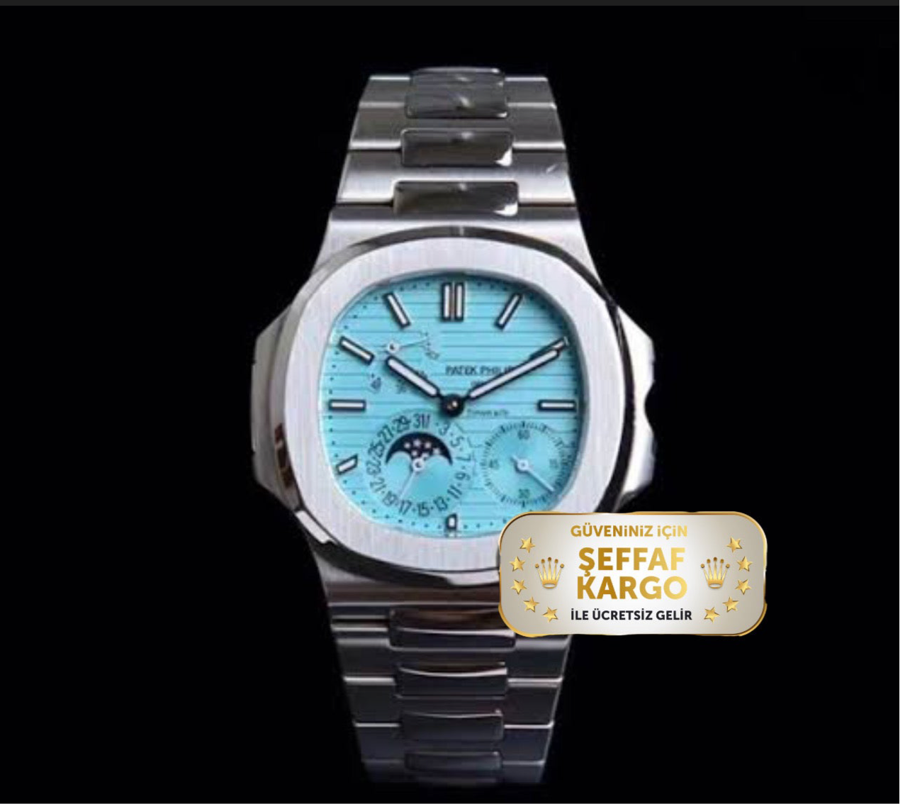 Nautilus 5712 Tiffany Blue Cal.240 PS 40 mm + KUTU